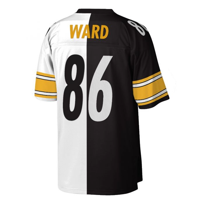 Hines Ward #86 Mitchell & Ness Men's Replica/Limited Split Jersey