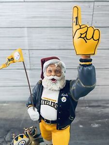 Merry Christmas Pittsburgh Steelers NFL Santa And Reindeer