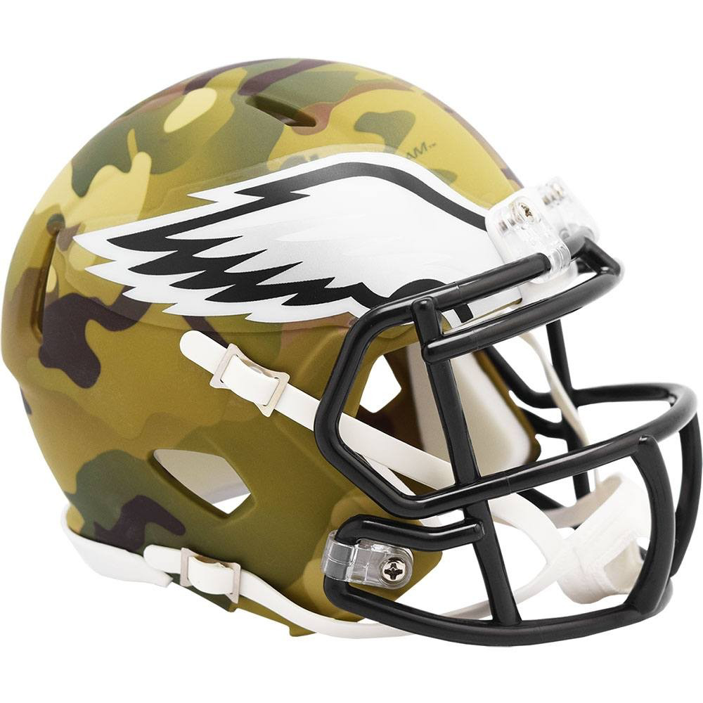 LIMITED EDITION Philadelphia Eagles 2020 Camo Riddell Mini Speed Helmet