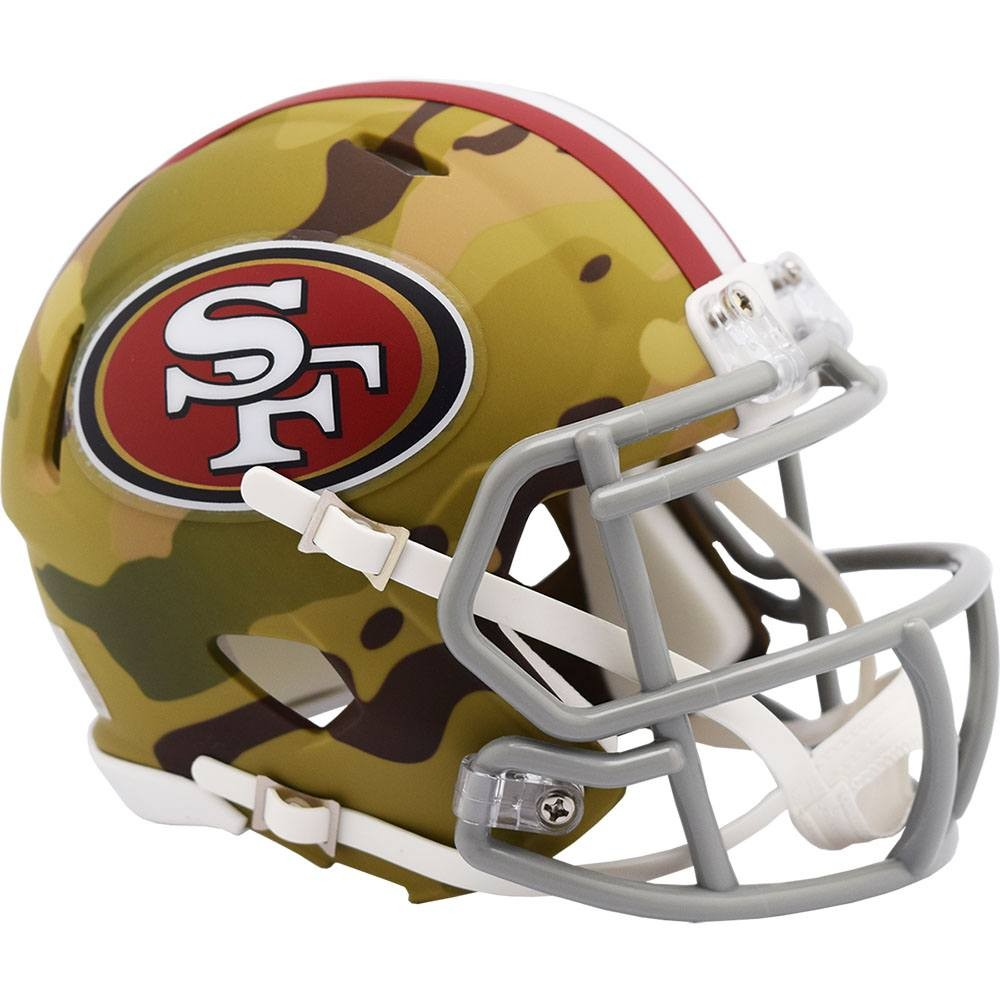 LIMITED EDITION San Francisco 49ers 2020 Camo Riddell Mini Speed