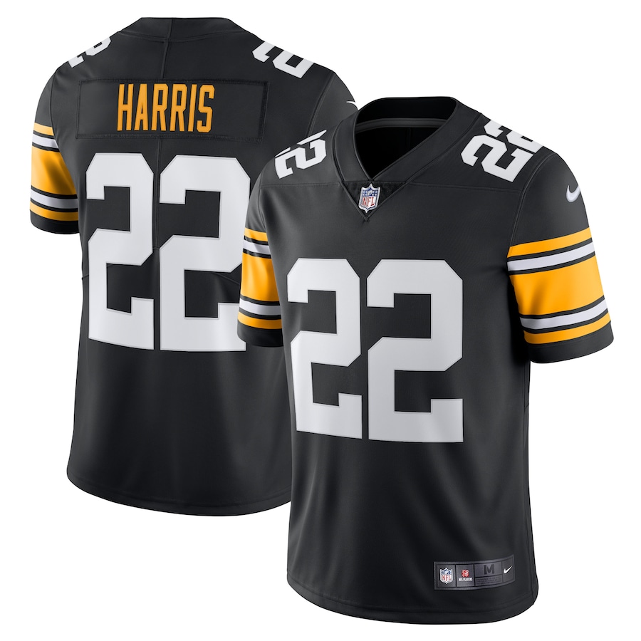 Najee Harris Pittsburgh Steelers Nike Alternate Vapor Limited Jersey ...