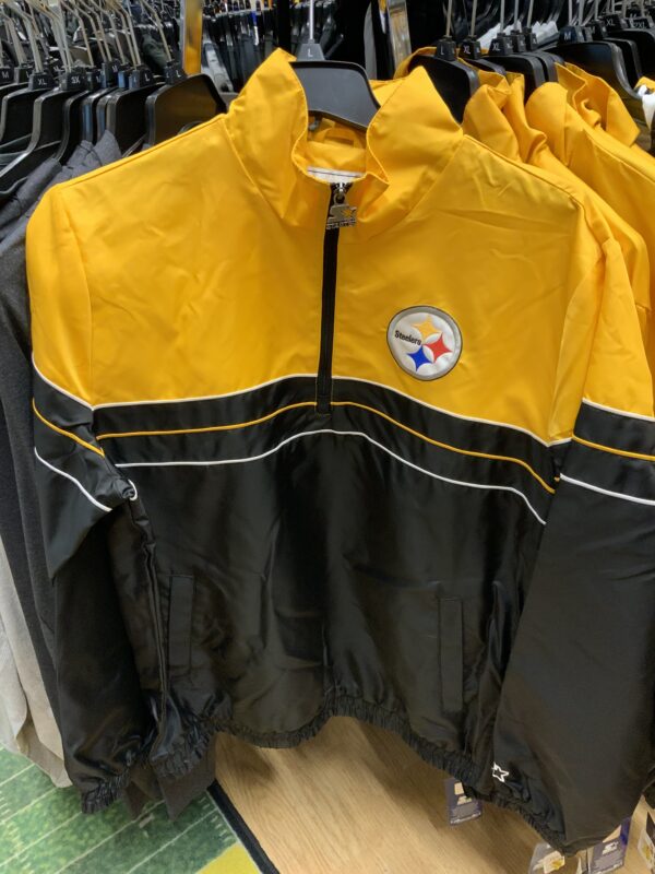 Starter Yellow and Black 1/4 Zip Wind Breaker