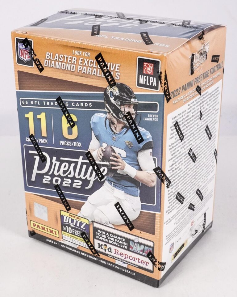NFL 2022 Panini Prestige Football 6Pack Blaster Box (Diamond Parallels