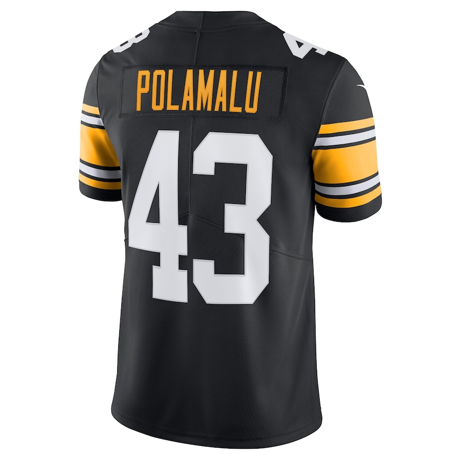 Nike Pittsburgh Steelers No43 Troy Polamalu Camo Women's Stitched NFL Limited 2019 Salute to Service Jersey