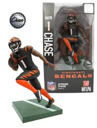 Joe Burrow/Ja'Marr Chase (Bengals) CLARKtoys Imports Dragon NFL 6 CHASE  Combo - CLARKtoys