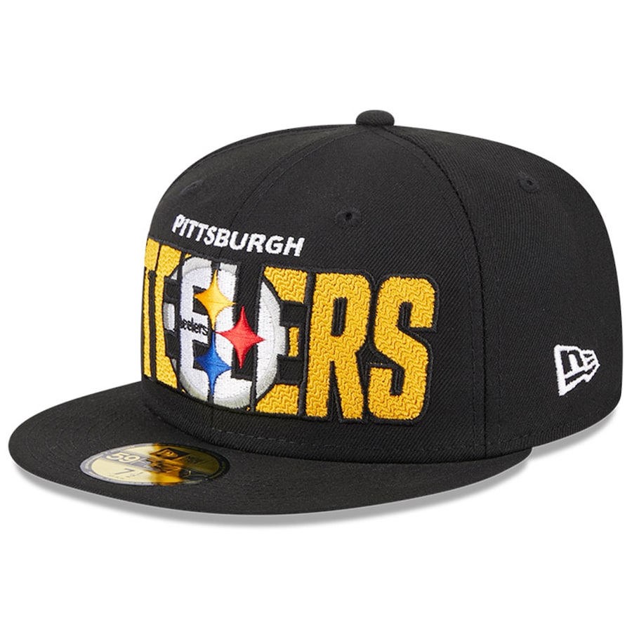 Pittsburgh Steelers New Era 2023 NFL Draft 59FIFTY Fitted Hat Black