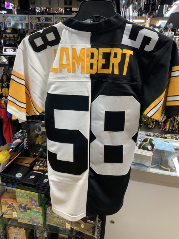 Jack Lambert #58 Mitchell & Ness Men’s Replica/Limited Split Jersey - Image 2