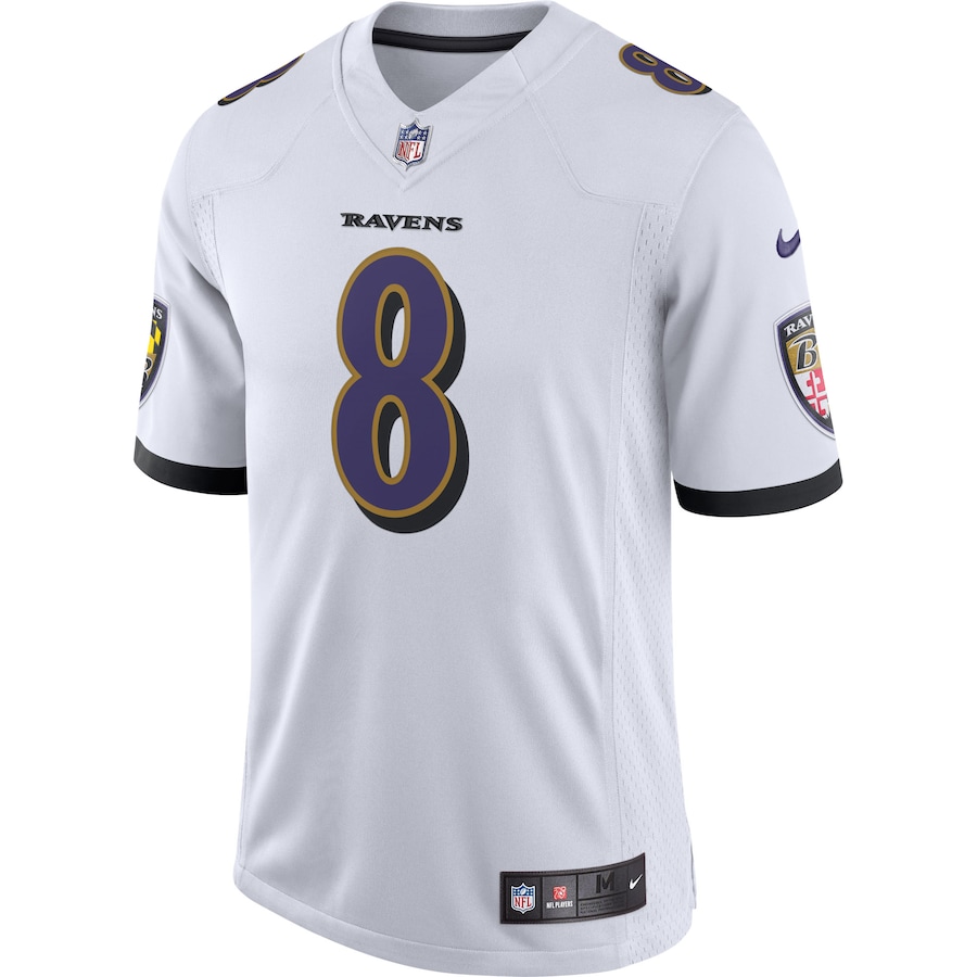 Lamar Jackson Baltimore Ravens Nike Vapor Limited Jersey - White