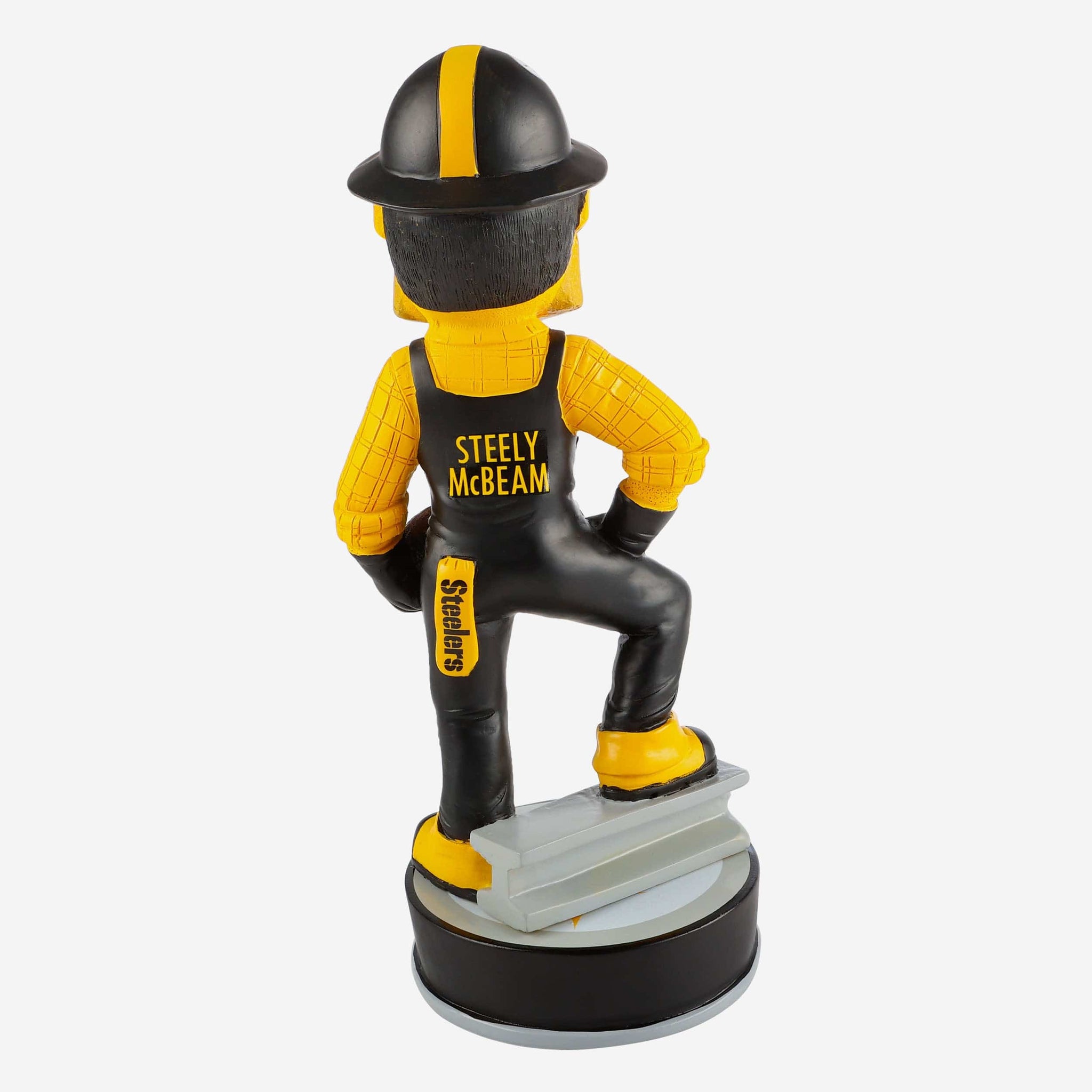 Steely McBeam Pittsburgh Steelers Holiday Mascot Bobblehead Officially Licensed by NFL