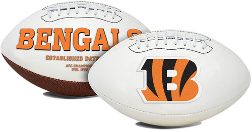 bengals autographed football