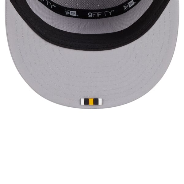 Pittsburgh Steelers New Era 2025 Sideline Split Panel 9FIFTY Snapback Hat - Gray - Image 6