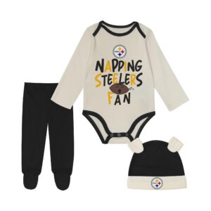 Baby Napping Pittsburgh Steelers Fan 3-Piece Set