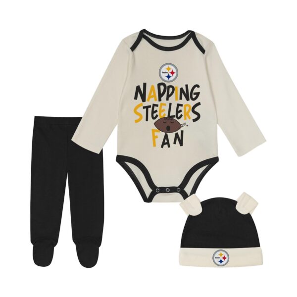 Baby Napping Pittsburgh Steelers Fan 3-Piece Set
