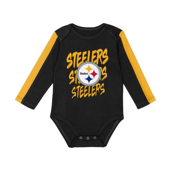 Pittsburgh Steelers 3-Piece Creeper & Pants Set - Image 3