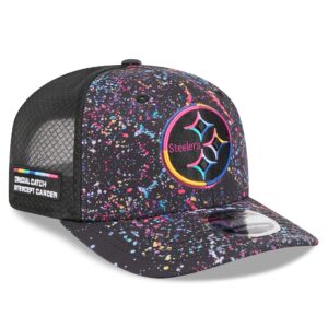 Pittsburgh Steelers New Era 2025 NFL Crucial Catch 9SEVENTY Adjustable Hat - Black