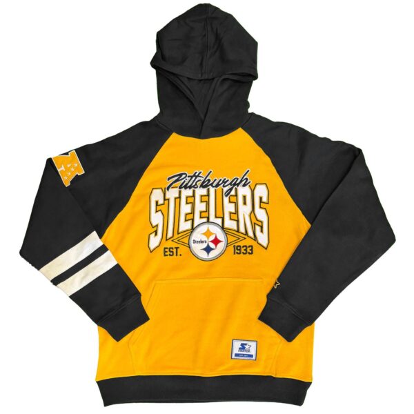Starter Pittsburgh Steelers Est. 1933 Pullover Hoodie - Image 2