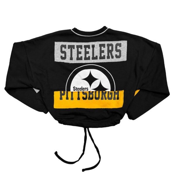 Starter Women's Pittsburgh Steelers Cinch Bottom Pullover - Image 3