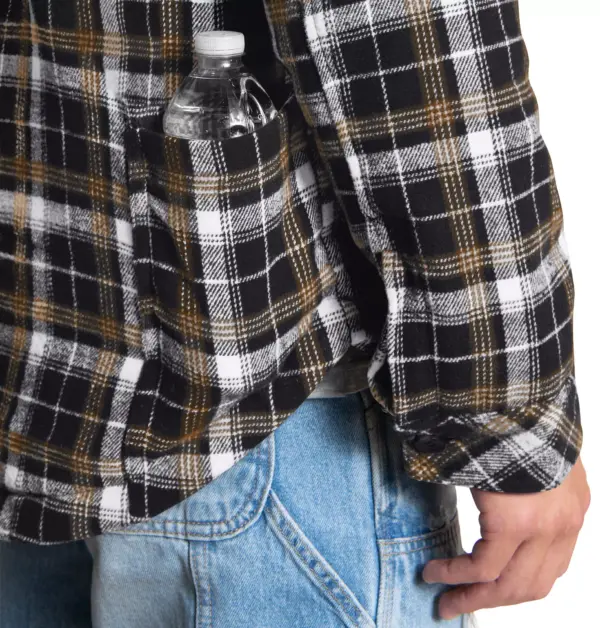 G-III Men's Pittsburgh Steelers Black Plaid Black Shirt Jacket - Image 4