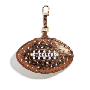 Pittsburgh Steelers BAUBLEBAR Football Zip Bag Charm