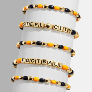 Pittsburgh Steelers BAUBLEBAR WEAR Slogan Bracelet Stack