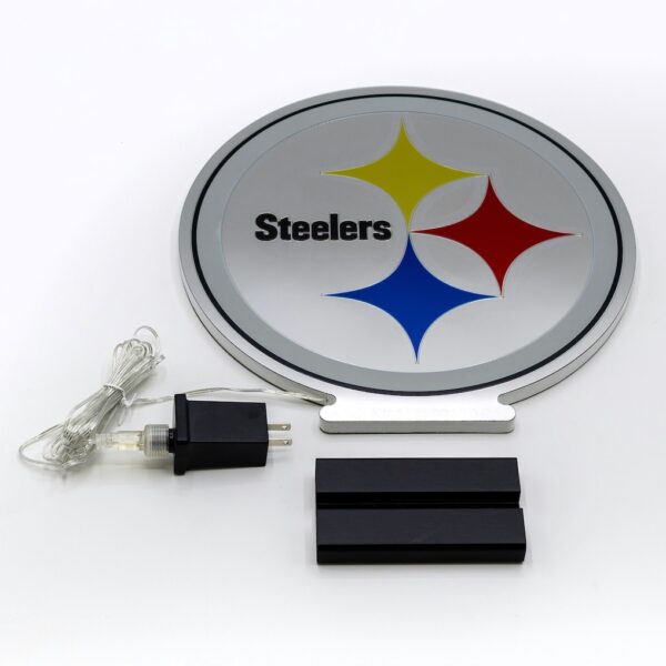 Pittsburgh Steelers LED Infinity Logo Light - Image 7