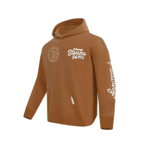 Pittsburgh Steelers Men's Pro Standard BROWN Paint The City Pullover Fleece Hoodie