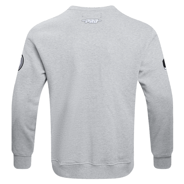 PITTSBURGH STEELERS PRO STANDARD GREY OLD ENGLISH MEN'S CREWNECK - Image 3