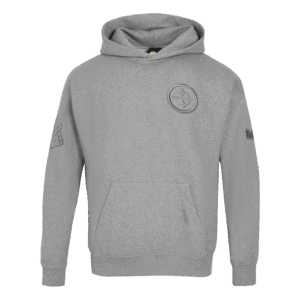 PITTSBURGH STEELERS PRO STANDARD GREY NEUTRAL MEN'S DROP SHOULDER PULLOVER HOODIE