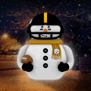 Pittsburgh Steelers Inflatable Snowman