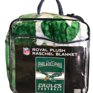 Philadelphia Eagles Retro Kelly Green Throwback 60" x 80" Slant Royal Plush Blanket