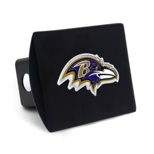 Baltimore Ravens WinCraft Premium Hitch Cover Black