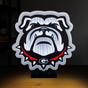 Georgia Bulldogs LED Infinity Logo Light