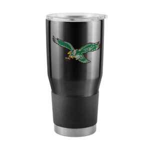 PHILADELPHIA EAGLES RETRO 30OZ BLK LOGO STAINLESS TUMBLER