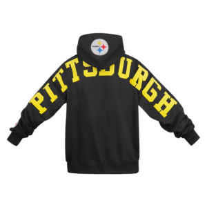 PITTSBURGH STEELERS PRO STANDARD  WINGSPAN MEN'S DROP SHOULDER PULLOVER HOODIE