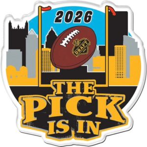 PITTSBURGH STEELERS 2026 NFL DRAFT GOAL POST MAGNET