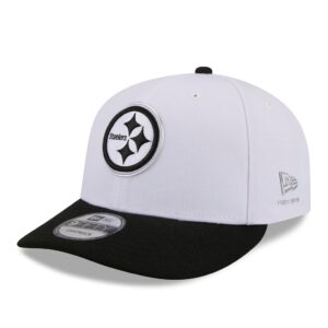 Pittsburgh Steelers New Era 2026 NFL Draft Pre-Curved 9FIFTY Snapback Hat - White/Black