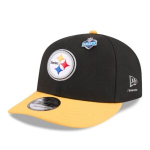 Pittsburgh Steelers New Era 2026 NFL Draft On Stage Pre-Curved 9FIFTY Snapback Hat - Black/Gold