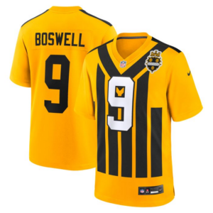 Pittsburgh Steelers Chris Boswell #9 Men's Nike Replica '33 Throwback Jersey