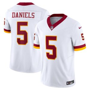 Washington Commanders Jayden Daniels Nike White Vapor F.U.S.E. Limited Super Bowl Era Jersey