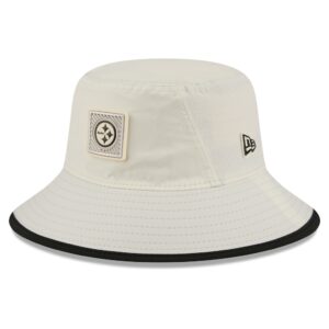 Pittsburgh Steelers New Era 2026 NFL Training Camp Sport Bucket Hat - Cream
