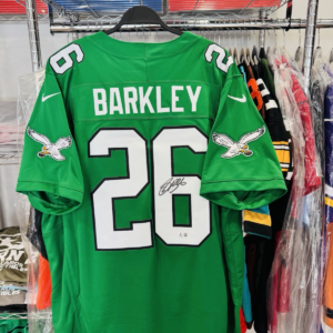 Philadelphia Eagles Saquon Barkley Signed Autographed Nike Fuse Jersey Beckett COA