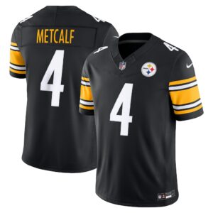 DK Metcalf Pittsburgh Steelers Nike Vapor F.U.S.E. Stitched Limited Jersey - Black