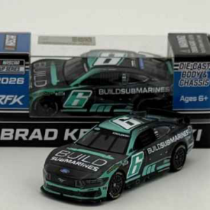 Brad Keselowski #6 Ford Mustang 2026 Buildsubmarines.com 1:64 Nascar Diecast - FOIL NUMBER DIECAST
