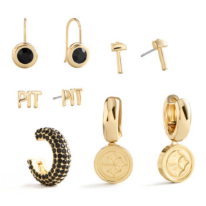 Pittsburgh Steelers BAUBLEBAR 5 Pack Earring Set