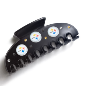 Pittsburgh Steelers BAUBLEBAR BLK Stacked Hair Claw Clip