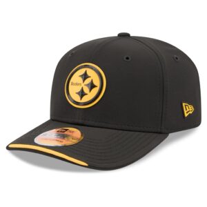 Pittsburgh Steelers New Era 2026 Sideline 9SEVENTY Adjustable Hat - Black