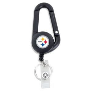Pittsburgh Steelers Badge Reel Carabiner