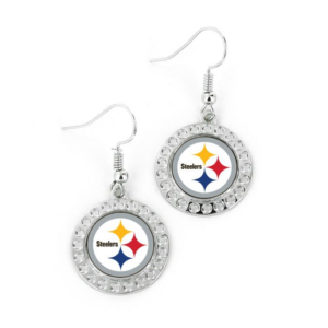 Pittsburgh Steelers Dimple Logo Earrings