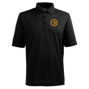 Pittsburgh Steelers Men's Antigua Era Legacy Color Rush Polo Clothing #86