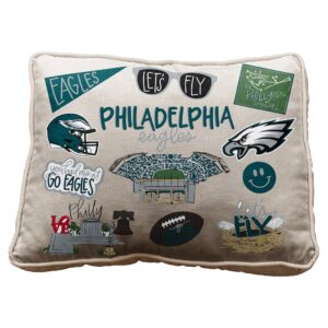 Philadelphia Eagles Pegasus 19" Loco Fan Canvas Décor Pillow